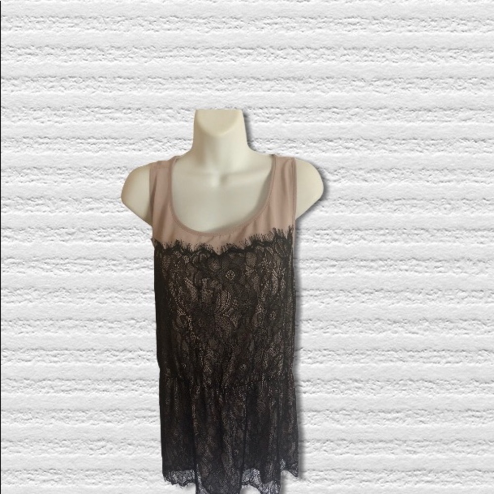 Maurices Black Gray Career Eyelash Tank Top Plus Size 3X/24 Layering Dressy